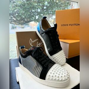 Authentic Christian Louboutin Orlanto  Spiked Sneakers Size 45.5/11.5 US